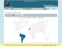 Tablet Screenshot of masajesguia.com